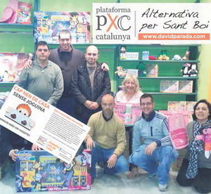 PxC-Sant Boi entrega juguetes a 203 familias