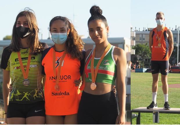 Fin de semana de triunfos y medallas para L’Hospitalet Atletisme en Barcelona y Málaga
