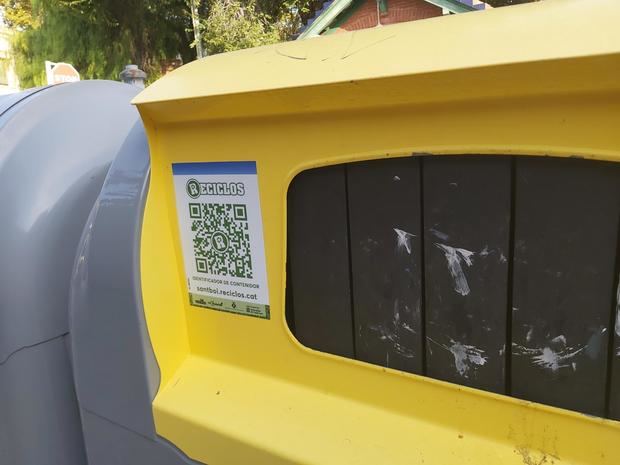 El código QR que tienen que escanear los vecinos cuando reciclen envases y así conseguir premios.