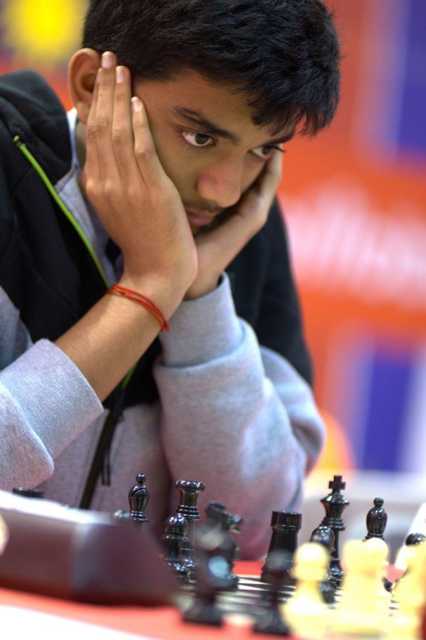 El GM indio Gukesh, durante su participación en la primera edición de El Llobregat Open Chess Tournament. Foto de Lourdes Porta.