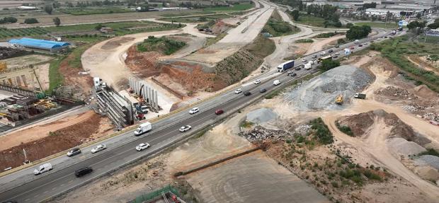 Las obras de la autovía B-25 llegan a su ecuador