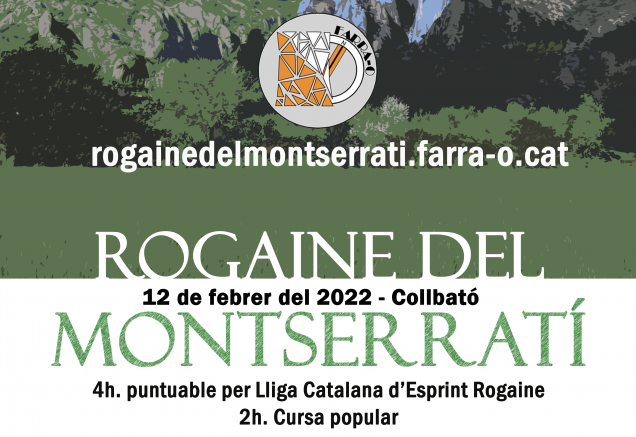 La carrera de orientación “La Rogaine del Montserratí” se celebrará el 12 de febrero