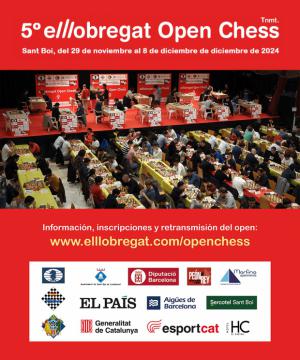 Inscripciones abiertas para la 5ª edición de El Llobregat Open Chess Tnmt.