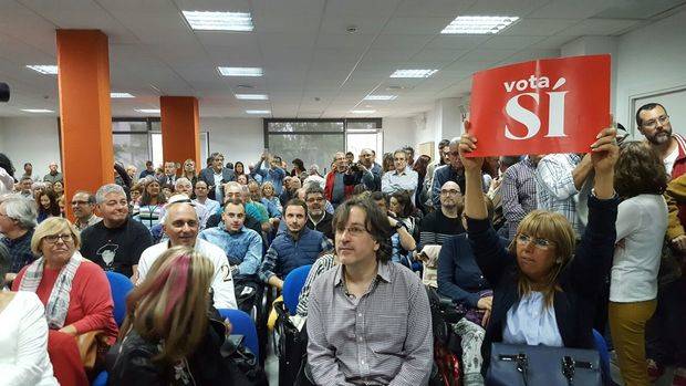 Acto de presentación de la plataforma de apoyo a Pedro Sánchez