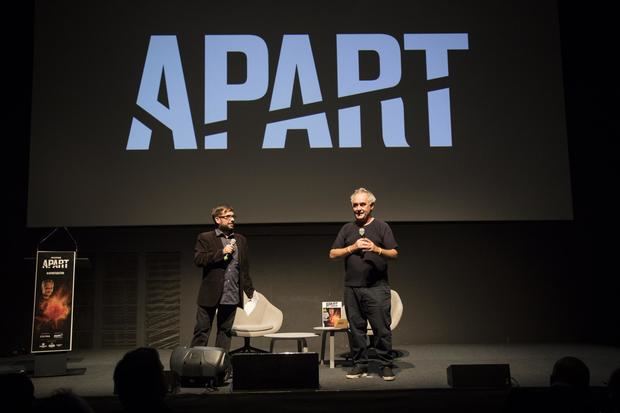 Josep Sucarrats y Ferran Adrià presentando la nueva revista gastronómica APART
