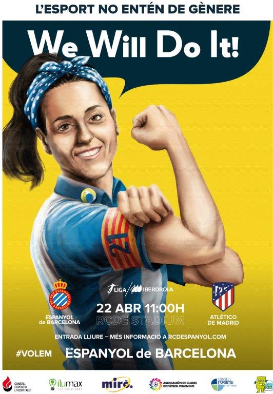 El Espanyol y el Atlético de Madrid femenino jugarán un partido de liga en Cornellà-El Prat