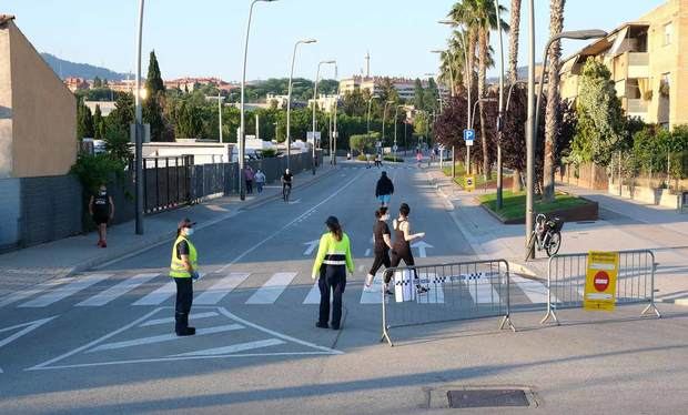 Sant Joan Despí incrementa los espacios reservados para peatones en la avenida de Barcelona