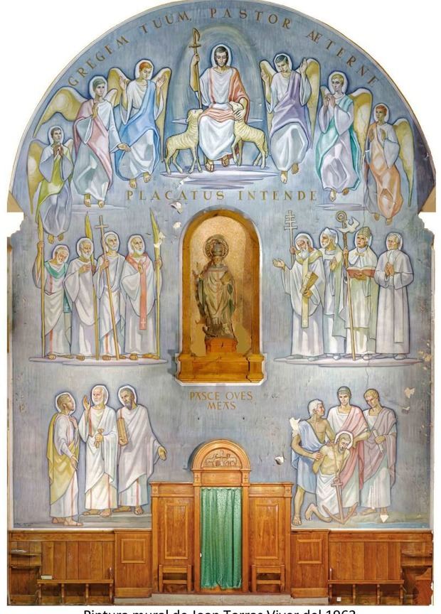 Pinturas murales de la iglesia de Sant Climent.
