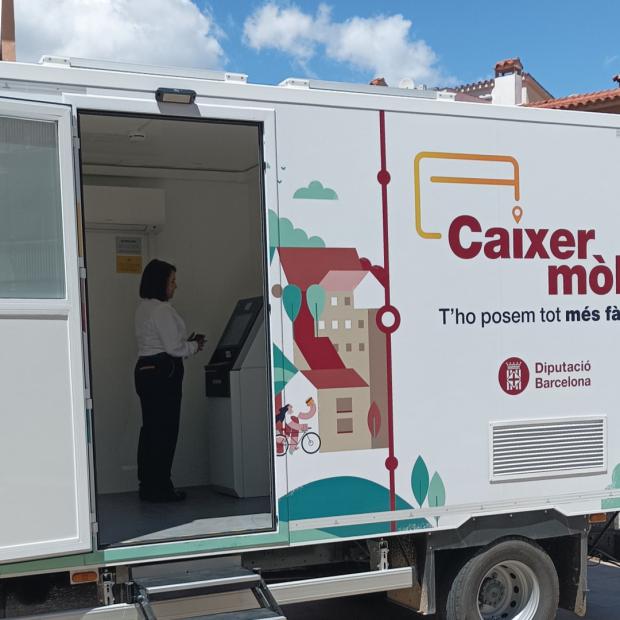 Un banco sobre ruedas: el cajero móvil de la Diputación llega a Castellví este miércoles