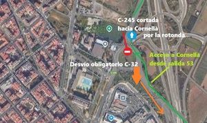 ¡Urgente! ¡Alerta conductores! La rotonda más conflictiva de Sant Boi será una trampa