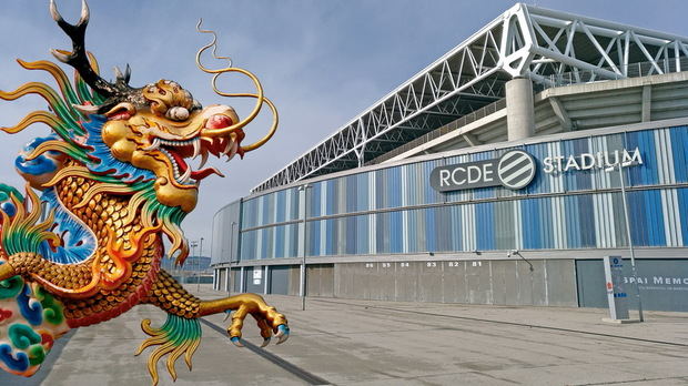 El estadio del RCD Espanyol, institución de la comarca controlada por el empresario chino Chen Yansheng.