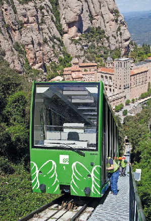 FGC renova el funicular de Sant Joan de Montserrat