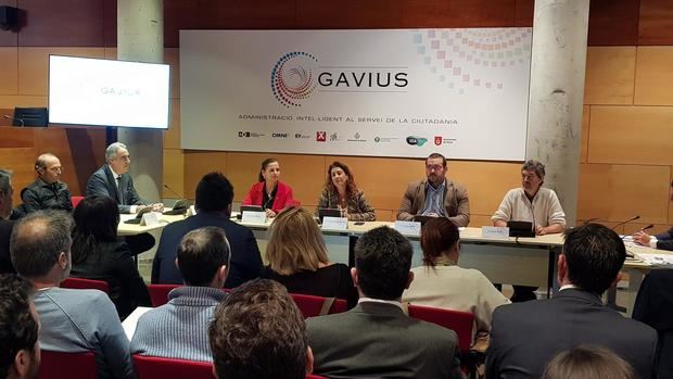 Presentación del proyecto europeo Gavius en la sala de plenos del Ayuntamiento de Gavà este viernes