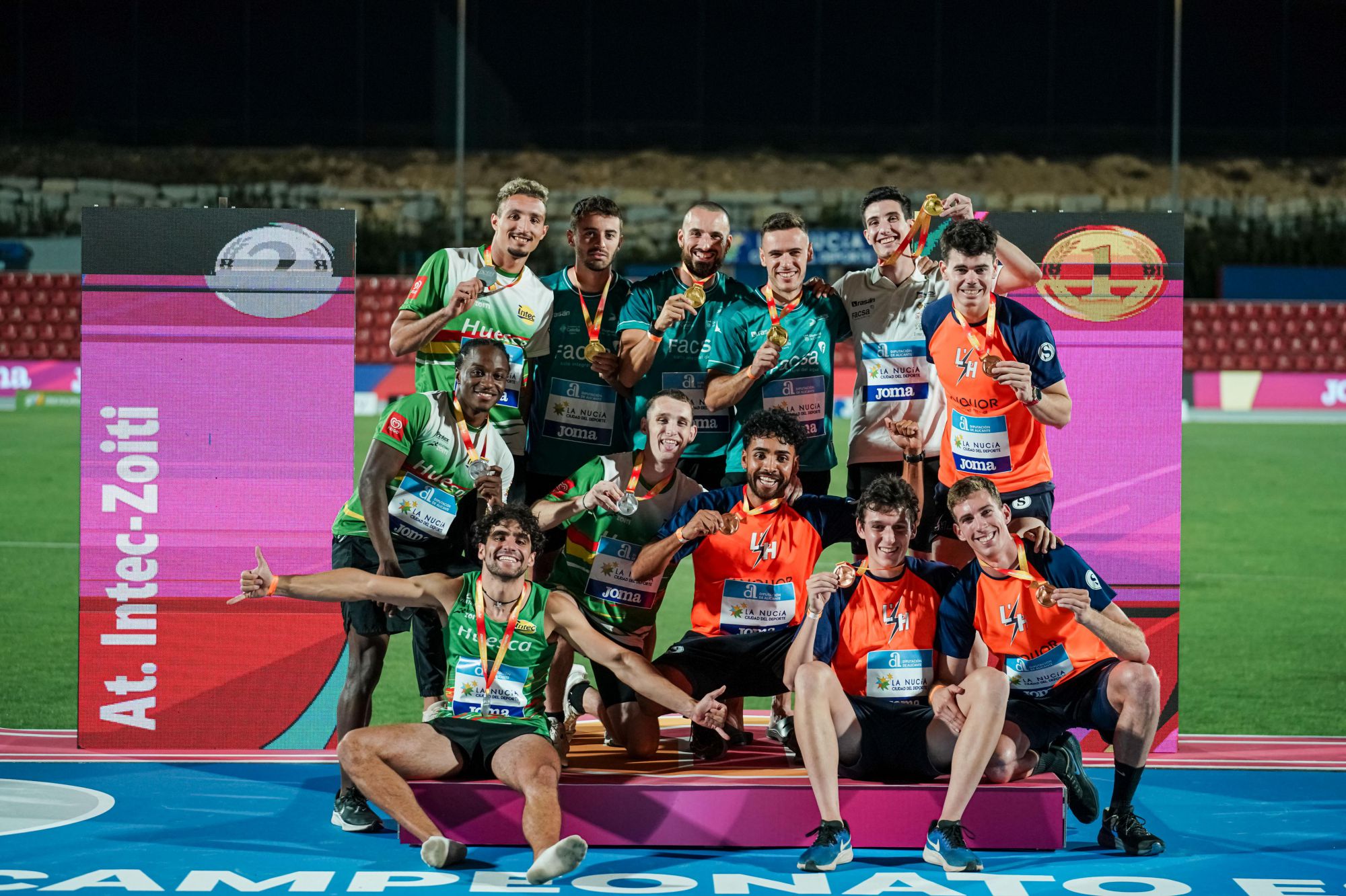 L'Hospitalet Atletisme hace historia con tres medallas en el Campeonato Absoluto de España