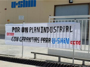 Huelga en U-Shin para evitar el cierre de la planta de Abrera y el despido de 72 trabajadores
