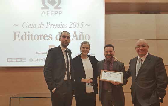 La asociación española de editores AEEPP premia a El Llobregat como mejor publicación gratuita 2015