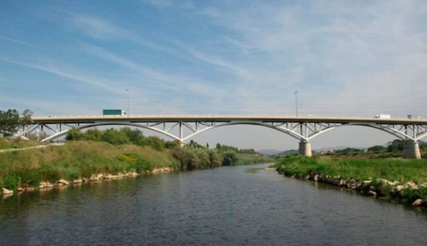 Actual viaducto de Sant Vicenç