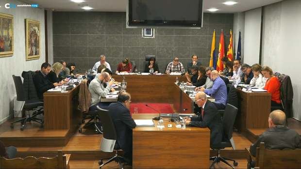 Pleno municipal del Ayuntamiento de Castelldefels