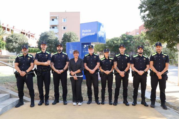 Siete nuevos agentes se incorporan al cuerpo de la Policía Municipal de Gavà