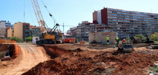 Obras en el futuro terreno del ARE Montesa