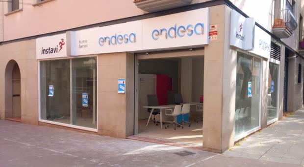 Exterior del nuevo Punto de Servicio de Endesa en Viladecans