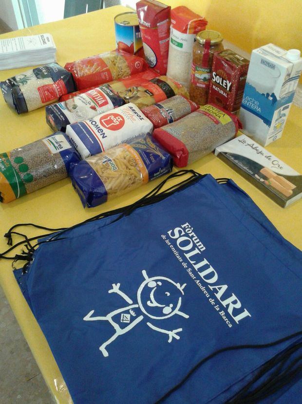 Sant Andreu de la Barca recoge 4 toneladas de alimentos en una jornada solidaria