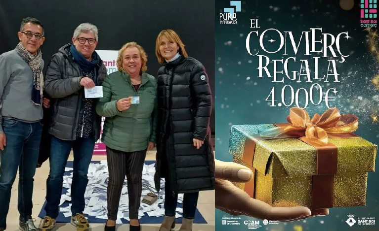 Increíble premio de 4.000 euros en compras para una afortunada ganadora en Sant Boi