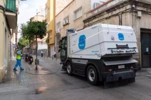 Refuerzo de la limpieza de las calles de L'Hospitalet durante el verano