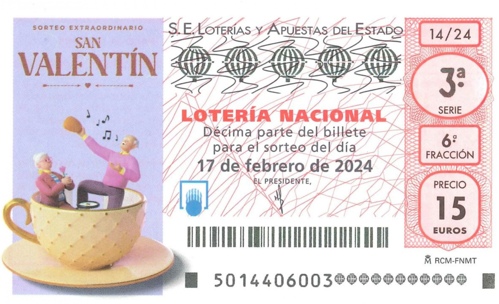 El sorteo de San Valentín reparte miles de euros en Sant Boi y El Prat