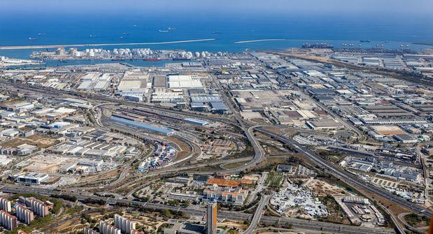 Imagen aérea de la Zona Franca