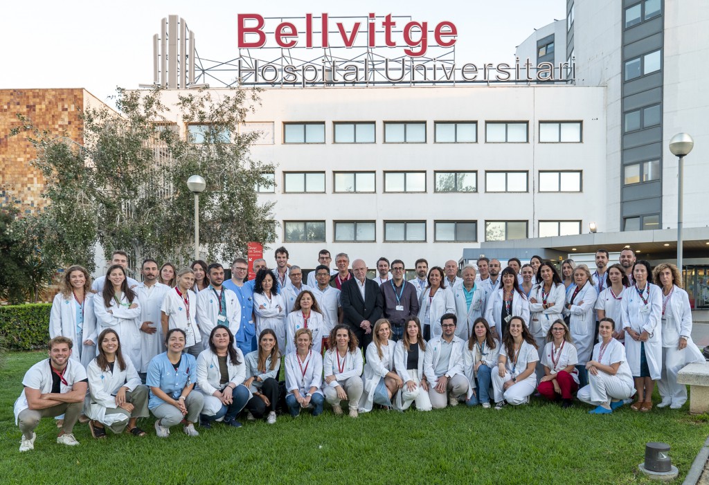 Equipo del primer trasplante facial del Hospital de Bellvitge