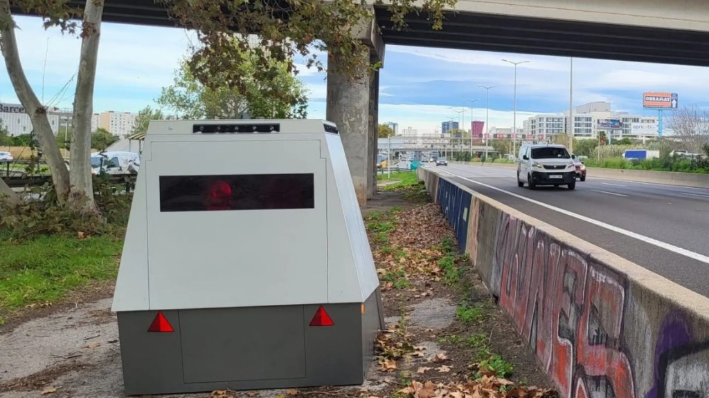 Radar de carro de la C-313 en Bellvitge